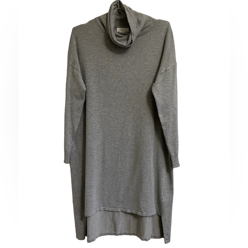 APRICOT Oversize grey thin knit sweater dress size 10